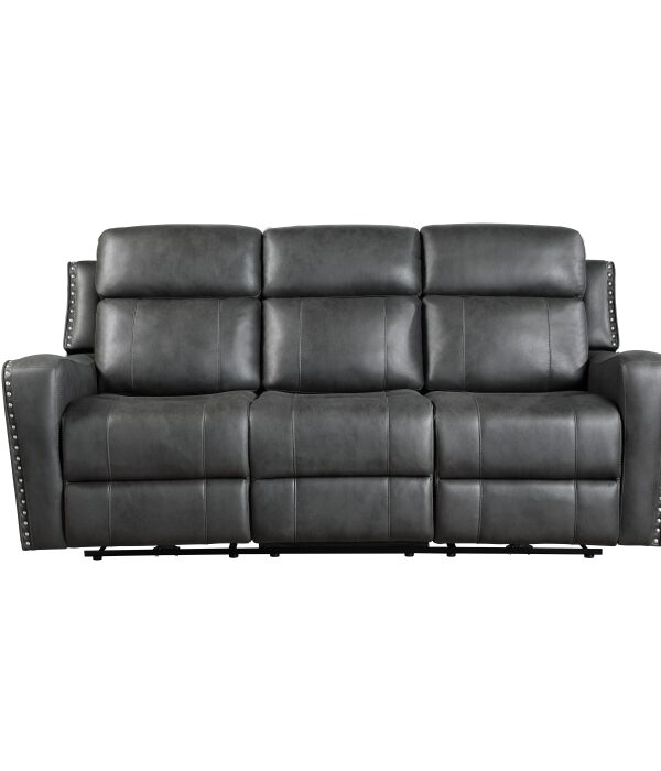 9515DGY-3 Double Reclining Sofa
