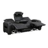 9516BLK Seating-Fairway Collection 2pc Set: Sofa, Love (Power)