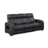 9516BLK Seating-Fairway Collection 2pc Set: Sofa, Love (Power)
