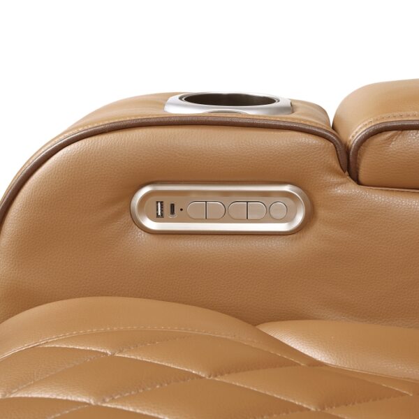 9516BRW-3PWH Power Double Reclining Sofa ...