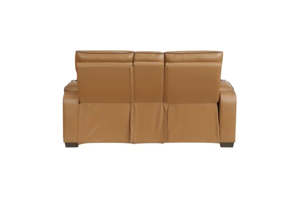 9516BRW Seating-Fairway Collection 2pc Set: Sofa, Love (Power)