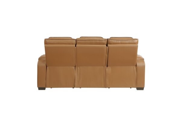 9516BRW Seating-Fairway Collection 2pc Set: Sofa, Love (Power)