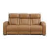 9516BRW-3PWH Power Double Reclining Sofa ...
