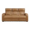 9516BRW Seating-Fairway Collection 2pc Set: Sofa, Love (Power)