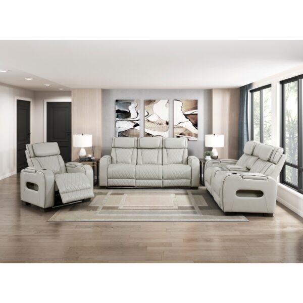 9516TPE-3PWH Power Double Reclining Sofa ...
