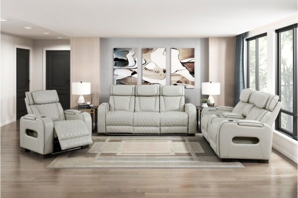9516TPE Seating-Fairway Collection 2pc Set: Sofa, Love (Power)