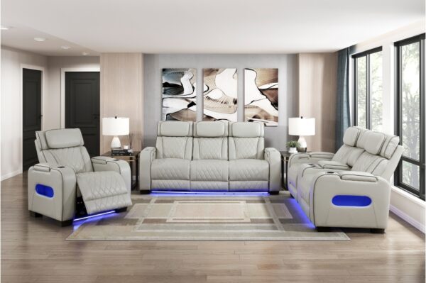 9516TPE Seating-Fairway Collection 2pc Set: Sofa, Love (Power)