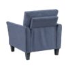 9519BUE Seating-Aliana Collection 2pc Set: Sofa, Love