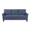 9519BUE Seating-Aliana Collection 2pc Set: Sofa, Love