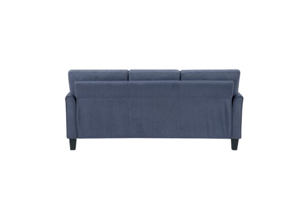 9519BUE Seating-Aliana Collection 2pc Set: Sofa, Love