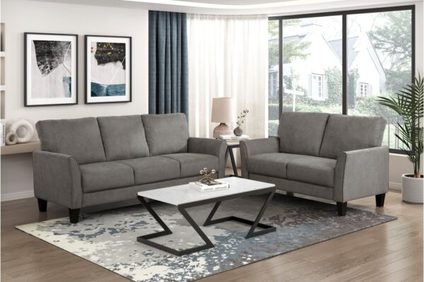 9519CHC Seating-Aliana Collection 2pc Set: Sofa, Love