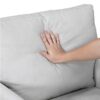 9519GRY Seating-Aliana Collection 2pc Set: Sofa, Love