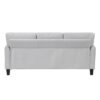 9519GRY Seating-Aliana Collection 2pc Set: Sofa, Love