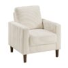 9520BEG Seating-Crandall Collection 2pc Set: Sofa, Love