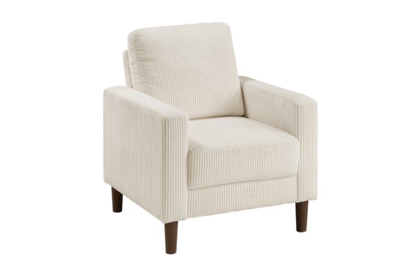9520BEG Seating-Crandall Collection 2pc Set: Sofa, Love