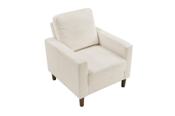 9520BEG Seating-Crandall Collection 2pc Set: Sofa, Love