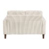 9520BEG Seating-Crandall Collection 2pc Set: Sofa, Love