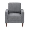 9520GRY Seating-Crandall Collection 2pc Set: Sofa, Love