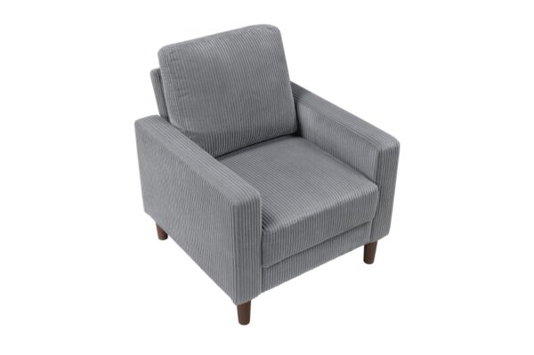 9520GRY Seating-Crandall Collection 2pc Set: Sofa, Love