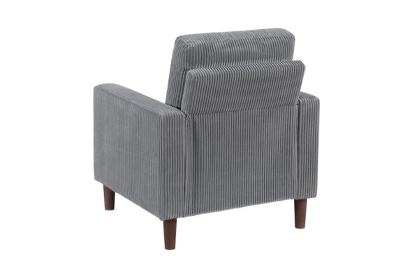 9520GRY Seating-Crandall Collection 2pc Set: Sofa, Love