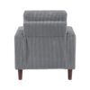 9520GRY Seating-Crandall Collection 2pc Set: Sofa, Love