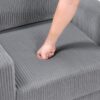 9520GRY Seating-Crandall Collection 2pc Set: Sofa, Love