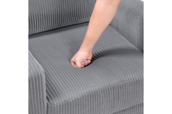 9520GRY Seating-Crandall Collection 2pc Set: Sofa, Love