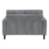 9520GRY Seating-Crandall Collection 2pc Set: Sofa, Love