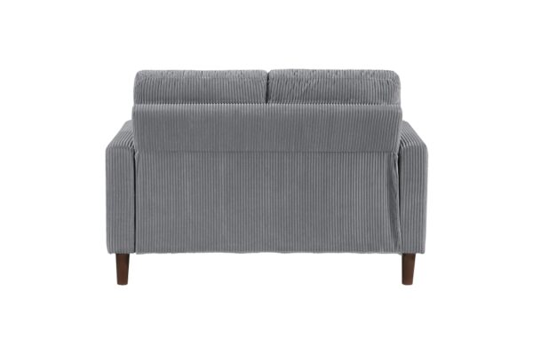 9520GRY Seating-Crandall Collection 2pc Set: Sofa, Love