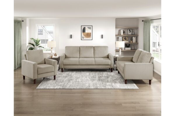 9520TPE Seating-Crandall Collection 2pc Set: Sofa, Love