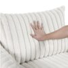 9539BEG Seating-Tomball Collection Oversized Chaise Lounge