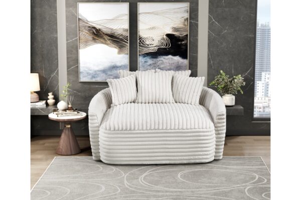 9539BEG Seating-Tomball Collection Oversized Chaise Lounge