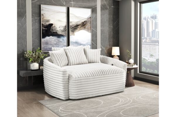 9539BEG Seating-Tomball Collection Oversized Chaise Lounge