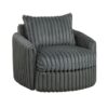9539DGY Seating-Tomball Collection Oversized Chaise Lounge