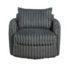 9539DGY Seating-Tomball Collection Oversized Chaise Lounge