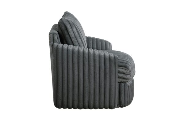 9539DGY Seating-Tomball Collection Oversized Chaise Lounge