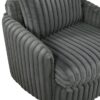 9539DGY Seating-Tomball Collection Oversized Chaise Lounge