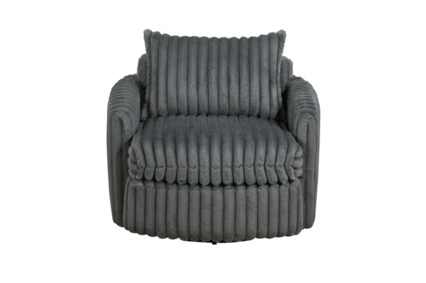 9539DGY Seating-Tomball Collection Oversized Chaise Lounge