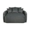 9539DGY Seating-Tomball Collection Oversized Chaise Lounge