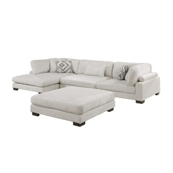 9555BEG*4CRACVCOT 4-Piece Modular Sectional wi...