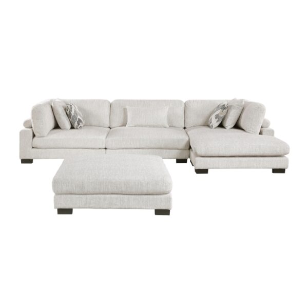 9555BEG*4CRACVCOT 4-Piece Modular Sectional wi...