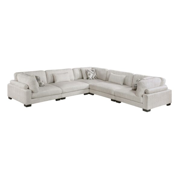 9555BEG*53CR2AC 5-Piece Modular Sectional