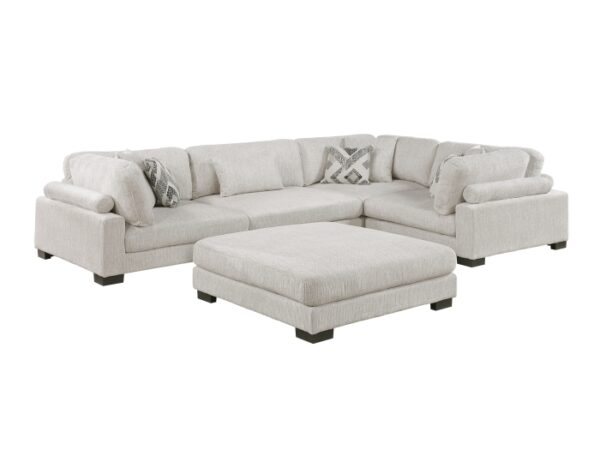 9555BEG*53CRACOT 5-Piece Modular Sectional wi...