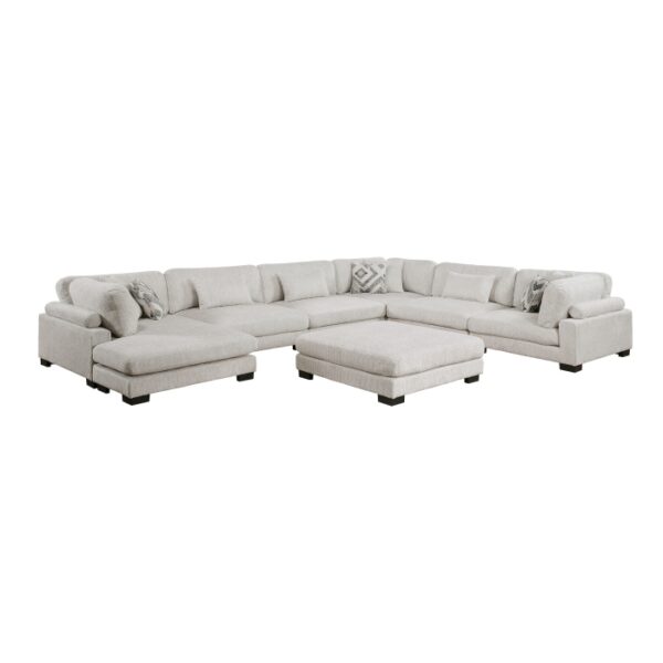 9555BEG*72CR3ACVCOT 7-Piece Modular Sectional wi...