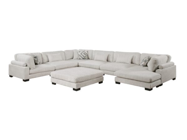 9555BEG*72CR3ACVCOT 7-Piece Modular Sectional wi...
