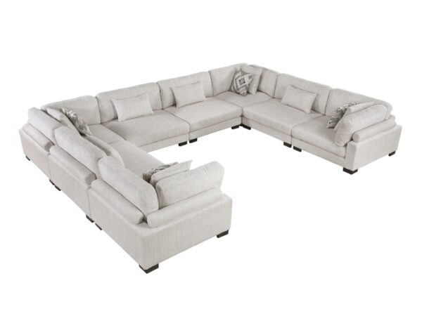 9555BEG*84CR4AC 8-Piece Modular Sectional