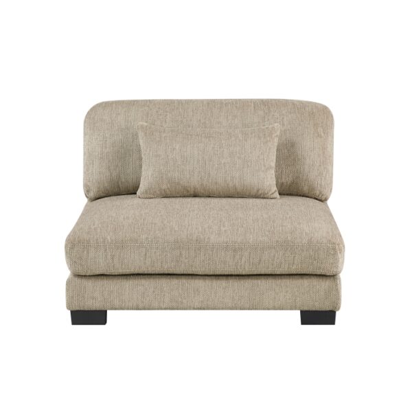 9555BRW*42CRACOT 4-Piece Modular Sectional wi...