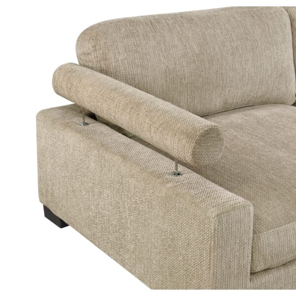 9555BRW*53CR2AC 5-Piece Modular Sectional