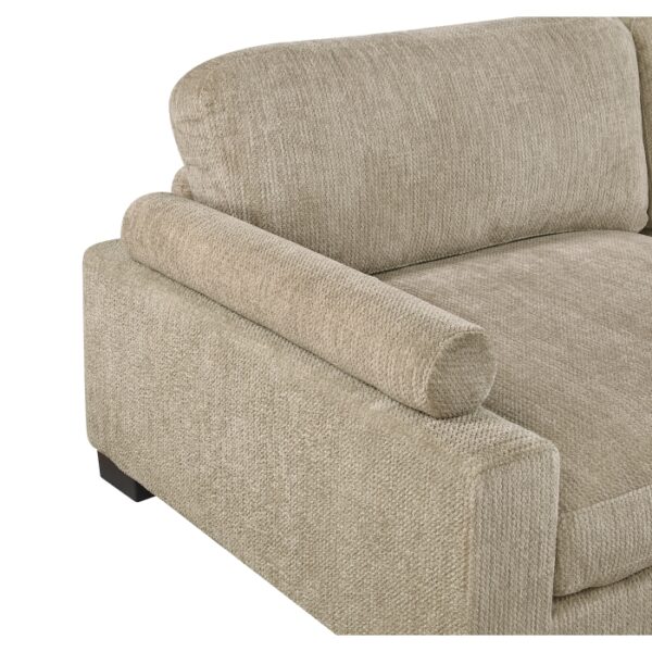 9555BRW*42CRACOT 4-Piece Modular Sectional wi...