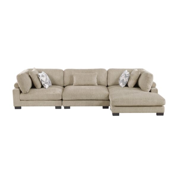 9555BRW*3CRACVC 3-Piece Modular Sectional wi...